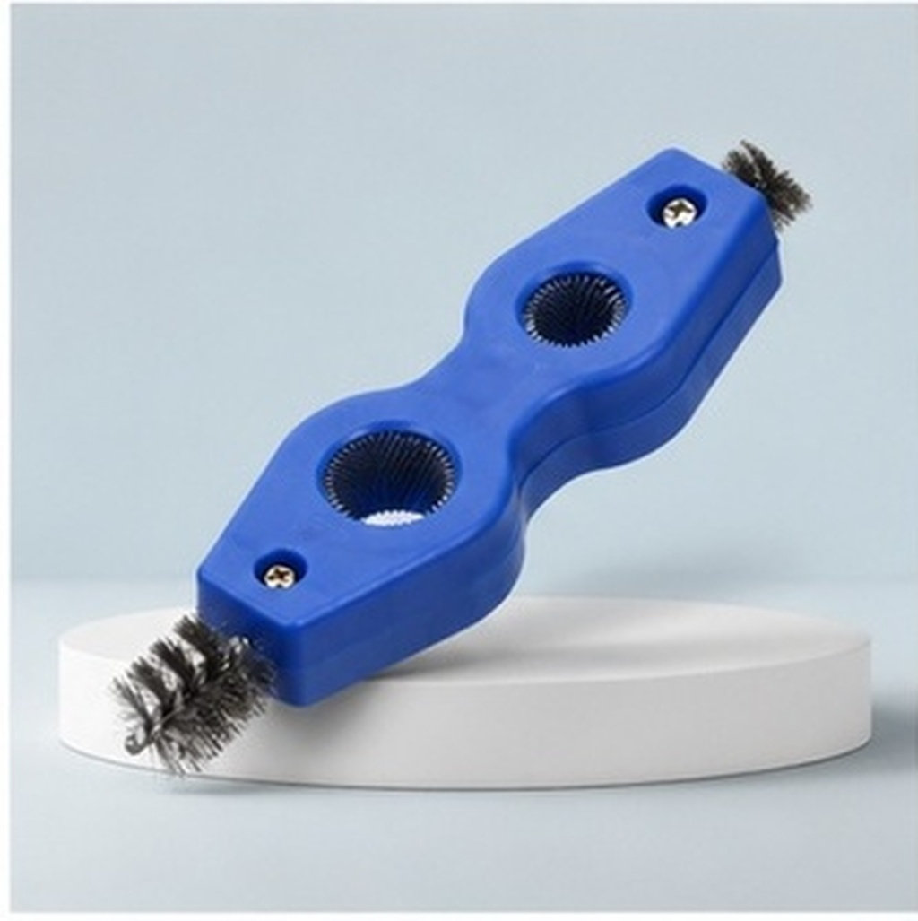 Car Cleaning Brush - 1個入り バッテリーワイヤークリーニングブラシ。耐久性に優れたスチール製のブラシ毛を使用。両端にブラシが付いたツールで、錆、塗料、溶接スラグ、自動車の金属部品の清掃に最適。