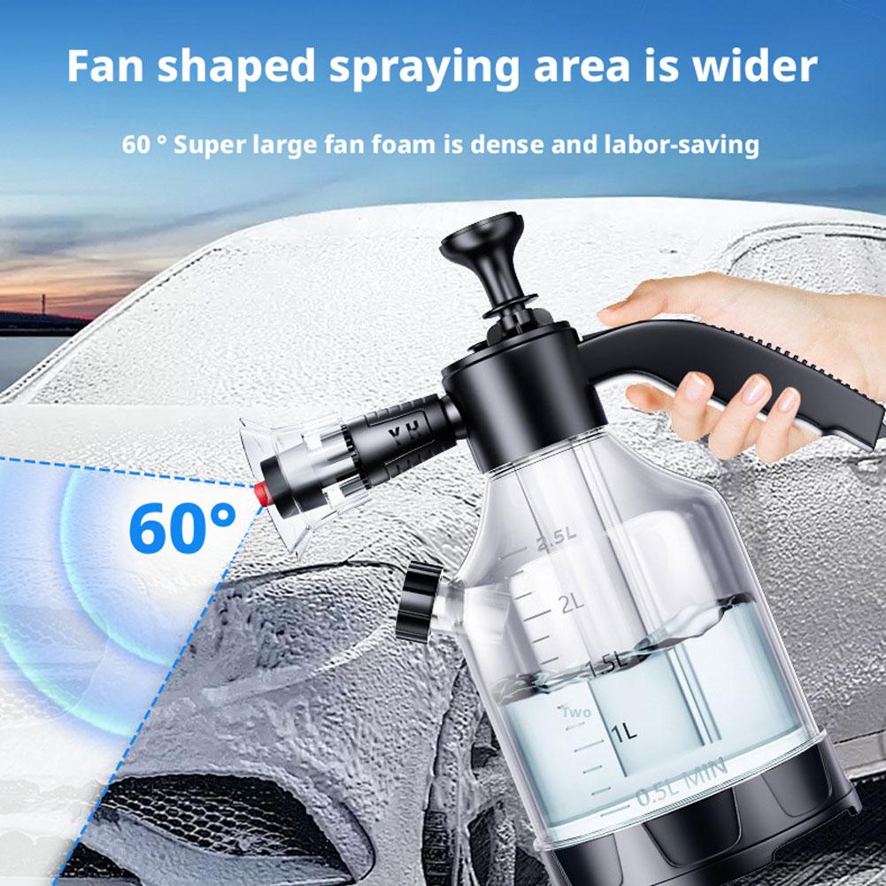 2.5L手動式洗車フォームスプレーヤー圧力エアポンプスプレー - Pressure Washer Foam Gun のレビューと価格