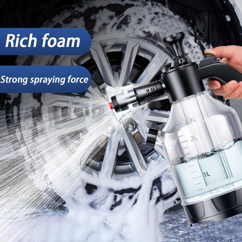 2.5L手動式洗車フォームスプレーヤー圧力エアポンプスプレー - Pressure Washer Foam Gun のレビューと価格