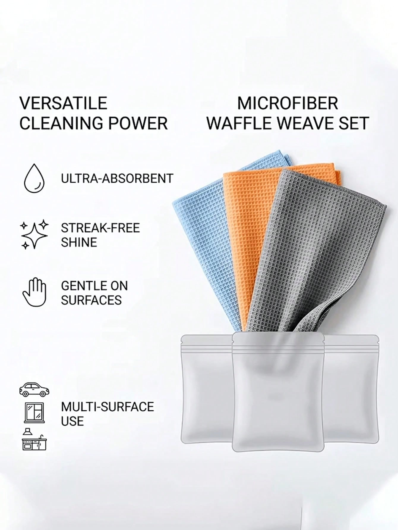 40x40cm マイクロファイバースエード 車用ガラスクリー - Microfiber Towel Detailing のレビューと価格