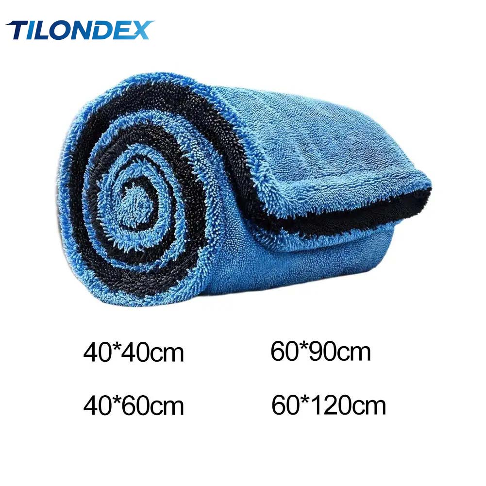 1/2PC 1000GSM両面マイクロファイバーカー乾燥タオ - Microfiber Towel Detailing のレビューと価格