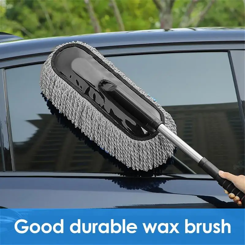 洗車用モップ、伸縮ハンドル、ほこり取り、ワックスブラシ、マイ - Car Cleaning Brush のレビューと価格