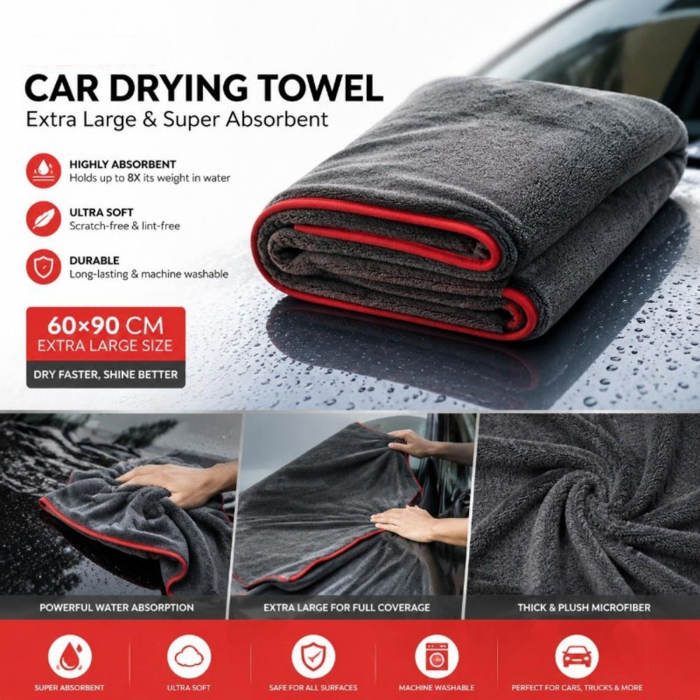 超吸水性カータオルXXL特大マイクロファイバー乾燥タオル - - Microfiber Towel Detailing のレビューと価格