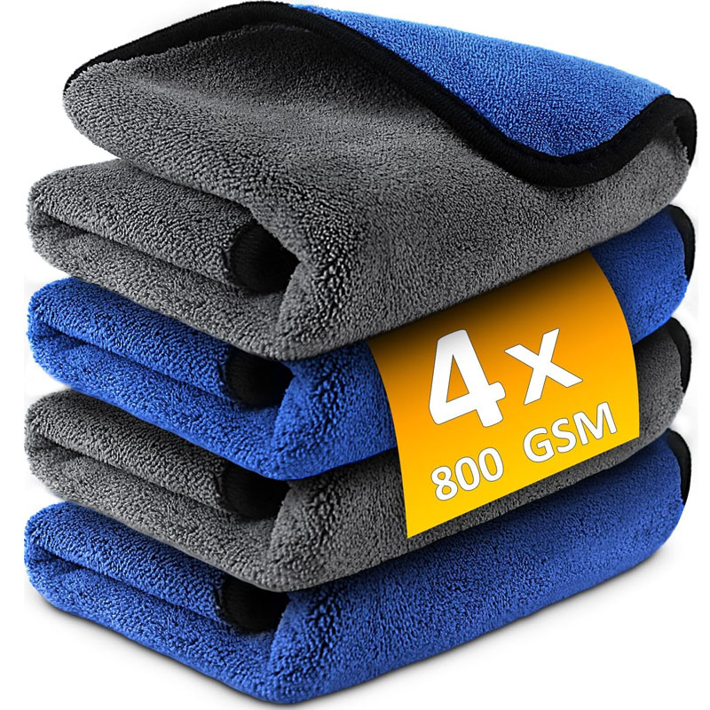 1-4 個のソフトマイクロファイバー洗車タオル速乾性二層 5 - Microfiber Towel Detailing のレビューと価格
