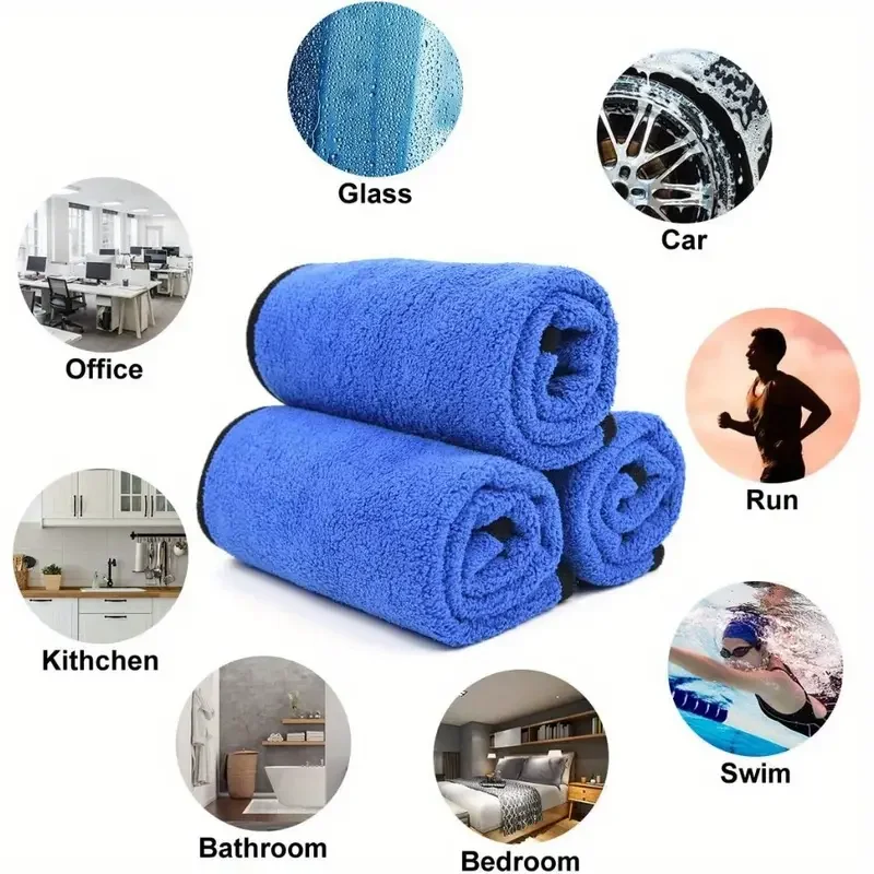 1-4 個のソフトマイクロファイバー洗車タオル速乾性二層 5 - Microfiber Towel Detailing のレビューと価格