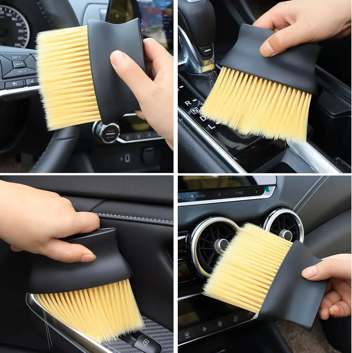 車内清掃用、柔らかいブラシ、車洗い用具、車内隙間用ブラシ、エ - Car Cleaning Brush のレビューと価格